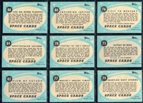 1957 Topps Space Cards Partial Set w/Dupes
