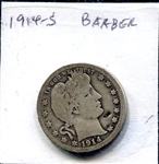 1914-S Barber Quarter