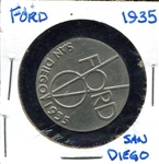 1935 Ford V-8 San Diego Exposition Token