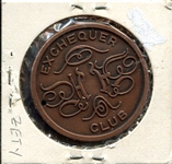 1965 New York Worlds Fair American Express Exchequer Club Token
