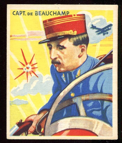 1933 Sky Birds #19 Capt. De Beauchamp