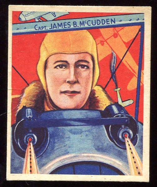 1934 Sky Birds #38 Capt. James B. McCudden 