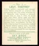 1933 Sky Birds #3 Lieut. Thieffrey