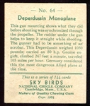 1934 Sky Birds #64 Deperdussin Monoplane