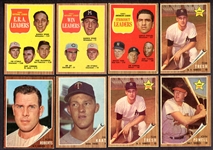 1962 Topps Lot of 8 Stars