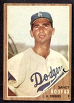 1962 Topps #5 Sandy Koufax