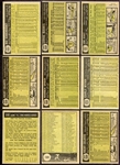 1961 Topps Lot of 12 Stars/Listed Cards