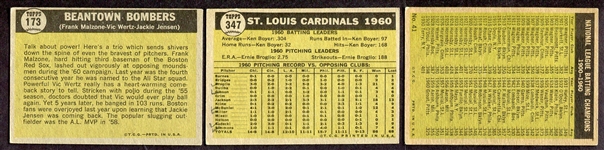 1961 Topps Lot of 12 Stars/Listed Cards