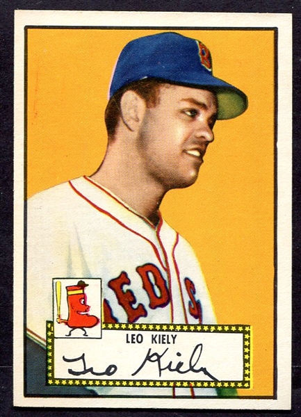 1952 Topps #54 Leo Kiely Red Back Nrmt