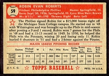 1952 Topps #59 Robin Roberts