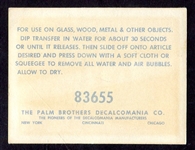 1960 Fleer Football AFL Logo Decal