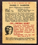1948 Bowman #87 Daniel Sandifer SP RC