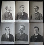 Circa 1900 Ivy League School cabinet photos by Pach & Chickering
