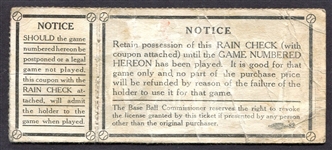 1934 Game 2 World Series Ticket