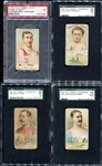 N184 Kimball & Co. Champions of Games & Sports 8 Diff. Graded