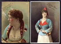 1880's Old Judge Gypsy Queen & Climax Trade Cards 10 Diff.
