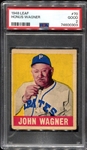 1949 Leaf #70 Honus Wagner PSA 2