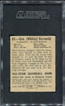 1949 Leaf #81 George Kurowski Short Print SGC 3