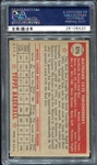 1952 Topps High #376 Faye Throneberry PSA 4