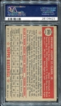 1952 Topps High #393 Ebba St. Clair PSA 4