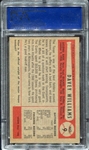 1954 Bowman #9 Dave Williams PSA 6.5