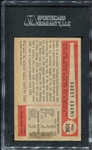 1954 Bowman #108 Bobby Adams SGC 84