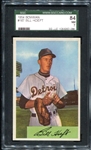 1954 Bowman #167 Billy Hoeft SGC 84