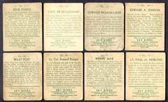 1933-34 National Chicle Sky Birds 8 Different