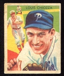 1935 Diamond Stars #80 Lou Chiozza Philadelphia Phillies