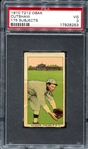 T212 1910 Obak Cutshaw Oakland PSA 3
