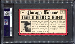 1971 Topps Greatest Moments #51 Luis Aparicio PSA 6