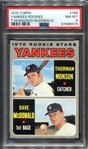 1970 Topps #189 Thurman Munson RC PSA 8