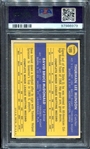 1970 Topps #189 Thurman Munson RC PSA 8
