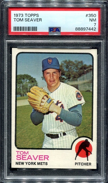 1973 Topps #350 Tom Seaver PSA 7