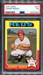 1975 Topps #260 Johnny Bench PSA 7