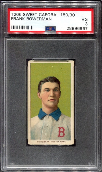 T206 Bowerman Boston PSA 3