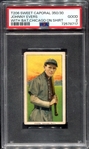 T206 Evers w/Bat Chicago on Shirt PSA 2