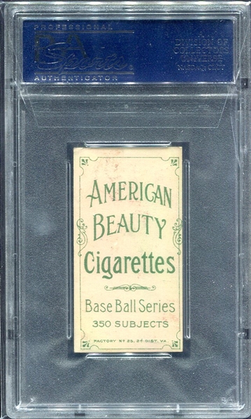 T206 Lennox American Beauty 350 Framed PSA 3