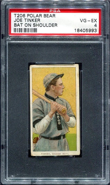 T206 Tinker Bat on Shoulder Polar Bear PSA 4