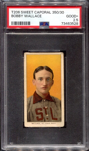 T206 Wallace PSA 2.5