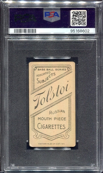 T206 Wilhelm With Bat Tolstoi PSA 3