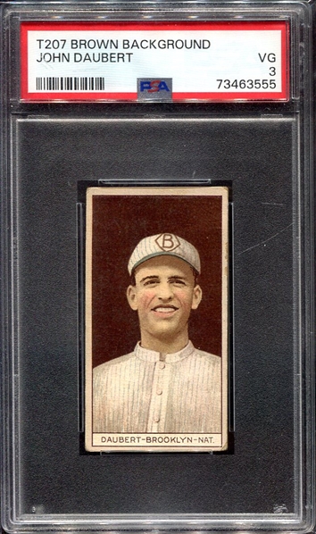 T207 John Daubert Brooklyn PSA 3