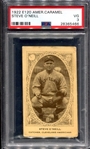 1922 American Caramel Series of 240 Steve O'Neill PSA 3