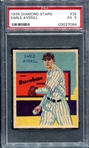 1935 Diamond Stars #35 Earle Averill PSA 5