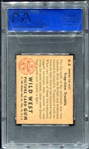 1949 Bowman Wild West #A-5 Trap-Line Troubles PSA 7