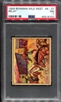 1949 Bowman Wild West #A-37 Relay PSA 7