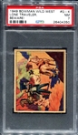 1949 Bowman Wild West #G-4 Lone Traveler Beware! PSA 7