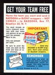 1959 Topps Baseball Insert 