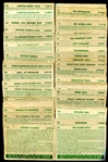1956 Parkhurst Guns & Pistols Complete Set of 50