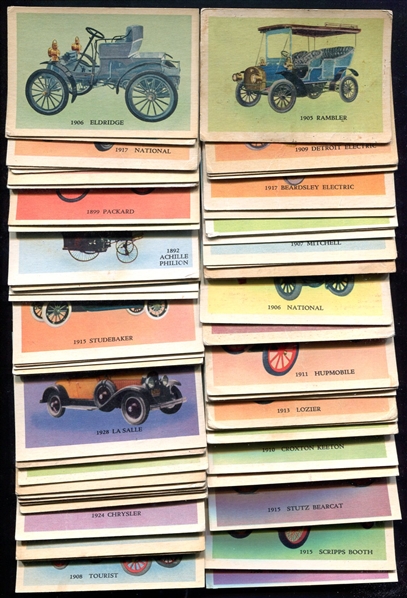 1959 Parkhurst Old Time Cars Near Set 63 of 64